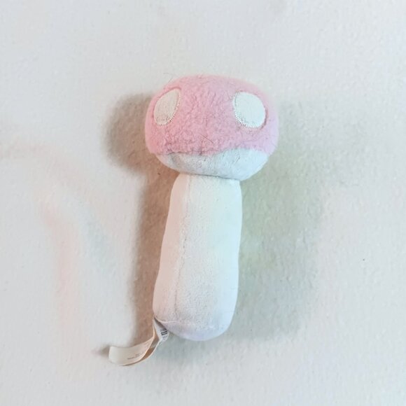 Mushroom plush 6" pink and white - Picture 2 of 4
